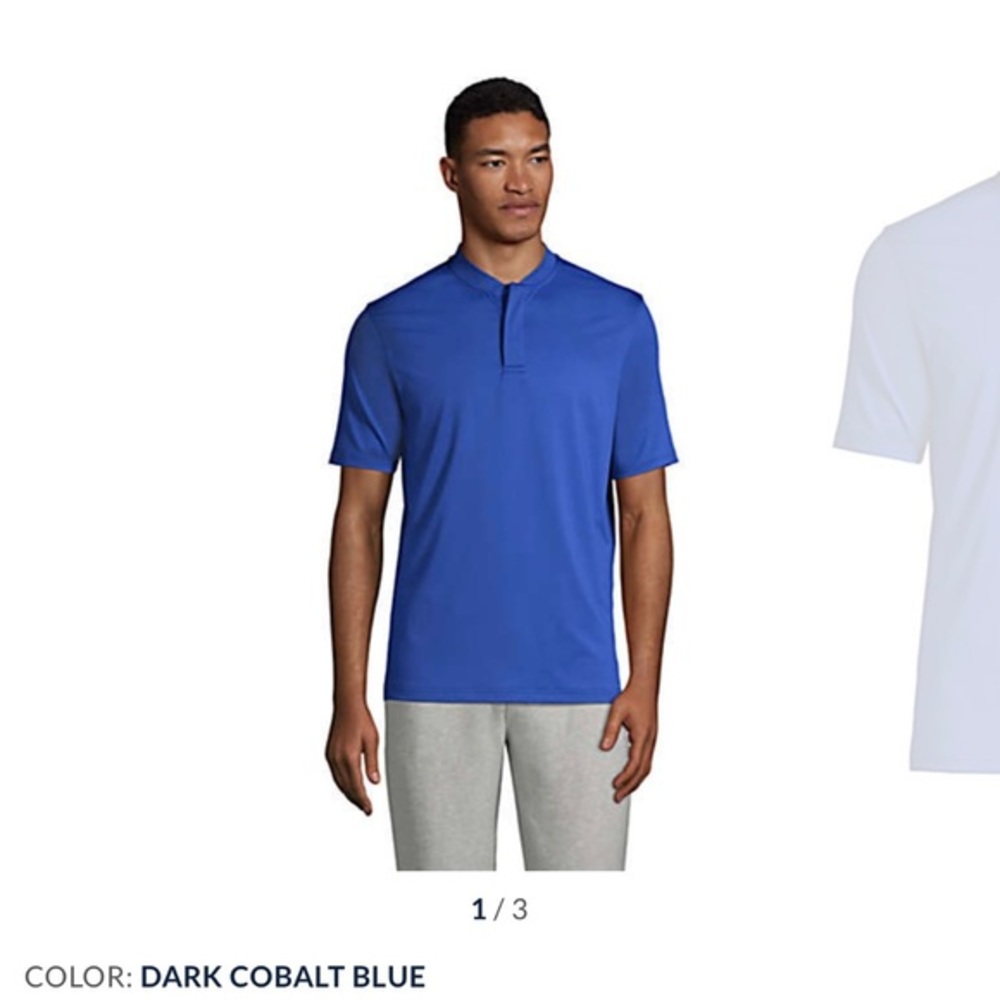 Men's Rapid Dry Short Sleeve Blade Collar Polo Shirt (1)